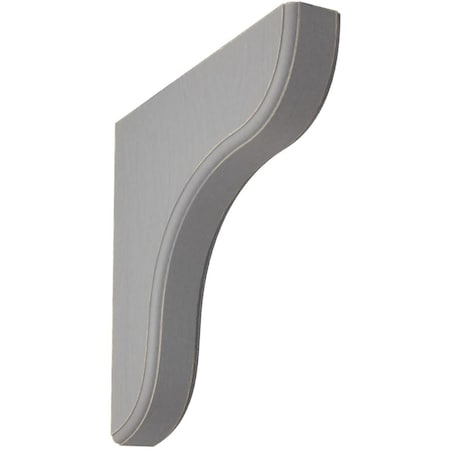 Ekena Millwork 1 3/4"W x 10 1/2"D x 10 1/2"H Eaton Wood Vintage Decor Bracket, Pebble Grey BKTWD02X11X11EAPG